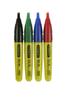 Mini Marker 4 Types Of Colors Round Tip Stanley - 72 Pcs - S/47-329-1