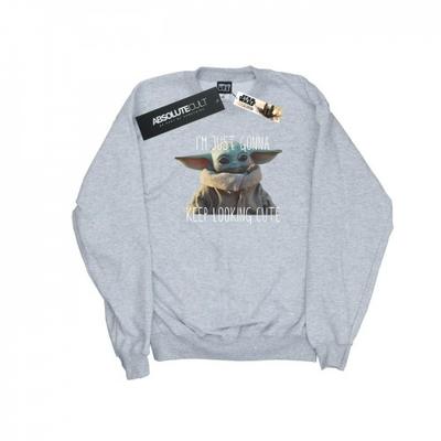 Womens/Ladies The Mandalorian Keep Looking Cute Sweatshirt