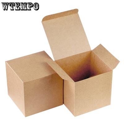 15pcs Treat Boxes Decorative Party Favor Gift Packaging Box with Lid Kraft Paper Gift Boxes Gift Wrap Box for DIY Crafting Cube Jewelry