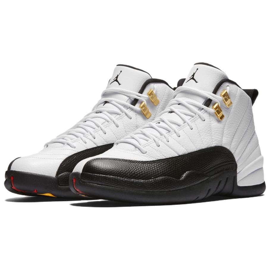Air Jordan 12 Retro Taxi 2025 Men Sneakers White Black CT8013-117
