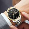 New TOP Brand Luxury Men's Watch With Box Fashion Waterproof Double Calendar Men's Quartz Watches
