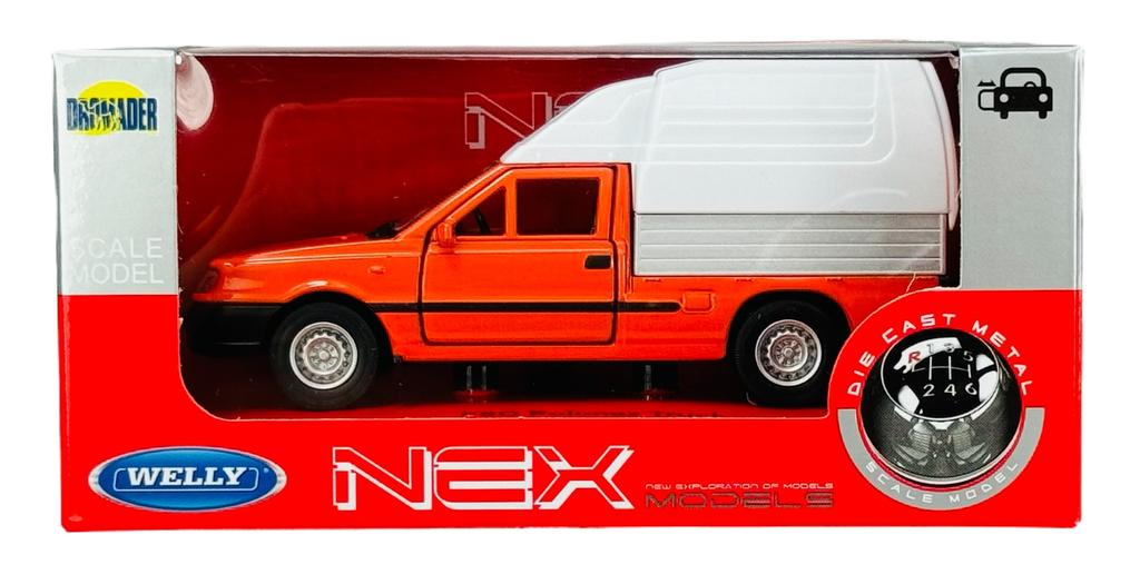 WELLY FSO POLONEZ TRUCK ORANGE 1:34 43843