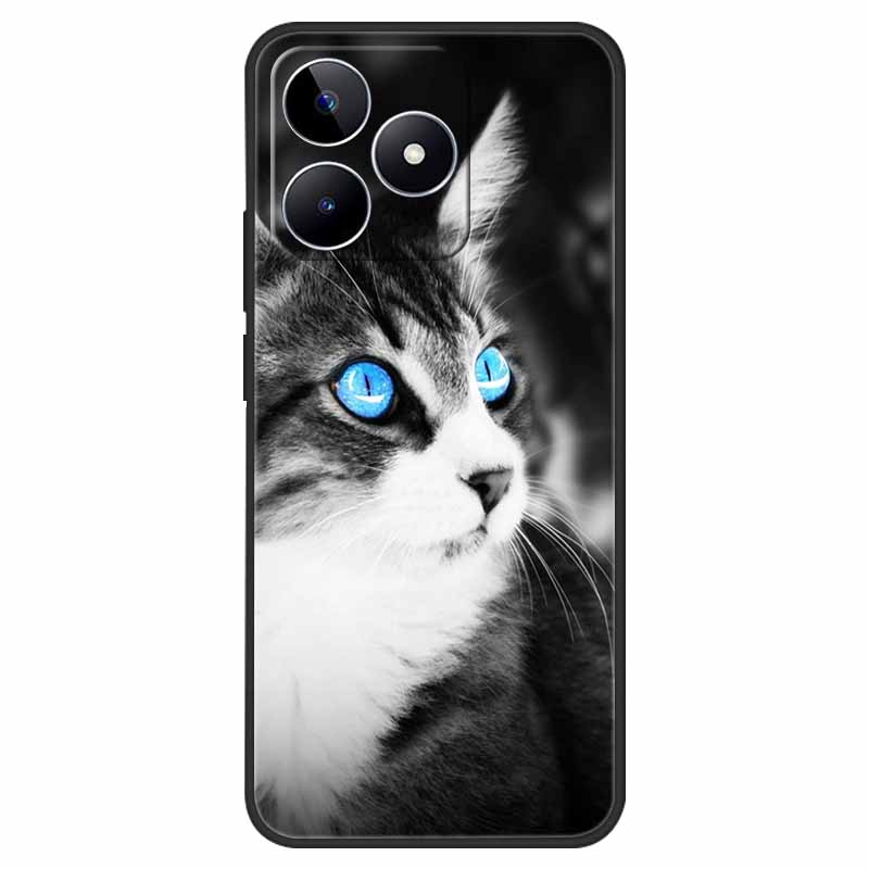 For Realme C53 Case Shockproof Soft silicone TPU Back Cover For OPPO Realme C53 4G Phone Cases Cartoon RealmeC53 C 53 2023