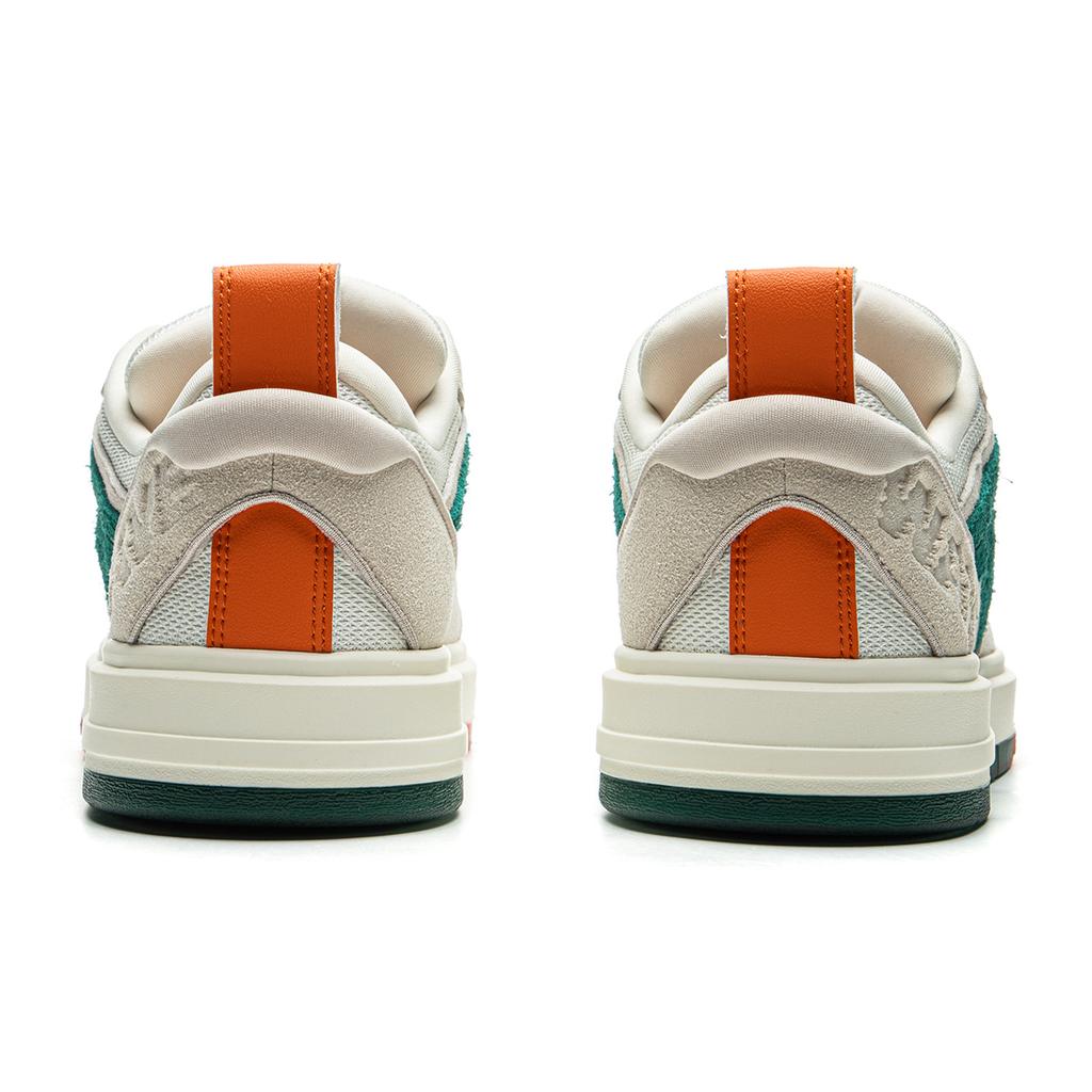 Li Ning Weiwu Swag Comfortable Soft Elastic Wear-Resistant Non-Slip Low-Top Skate Shoes Men sneaker Gray Beige Green AECU109-3