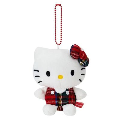 Sanrio Hello Kitty Mascot Holder ( Tartan ) Japan NEW Sanrio Characters