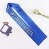 Class of 2026 Graduation Stole Sash Happy Graduation I Graduated Honor Stole Unisex Solid Color Graduation Gown Scarf Party