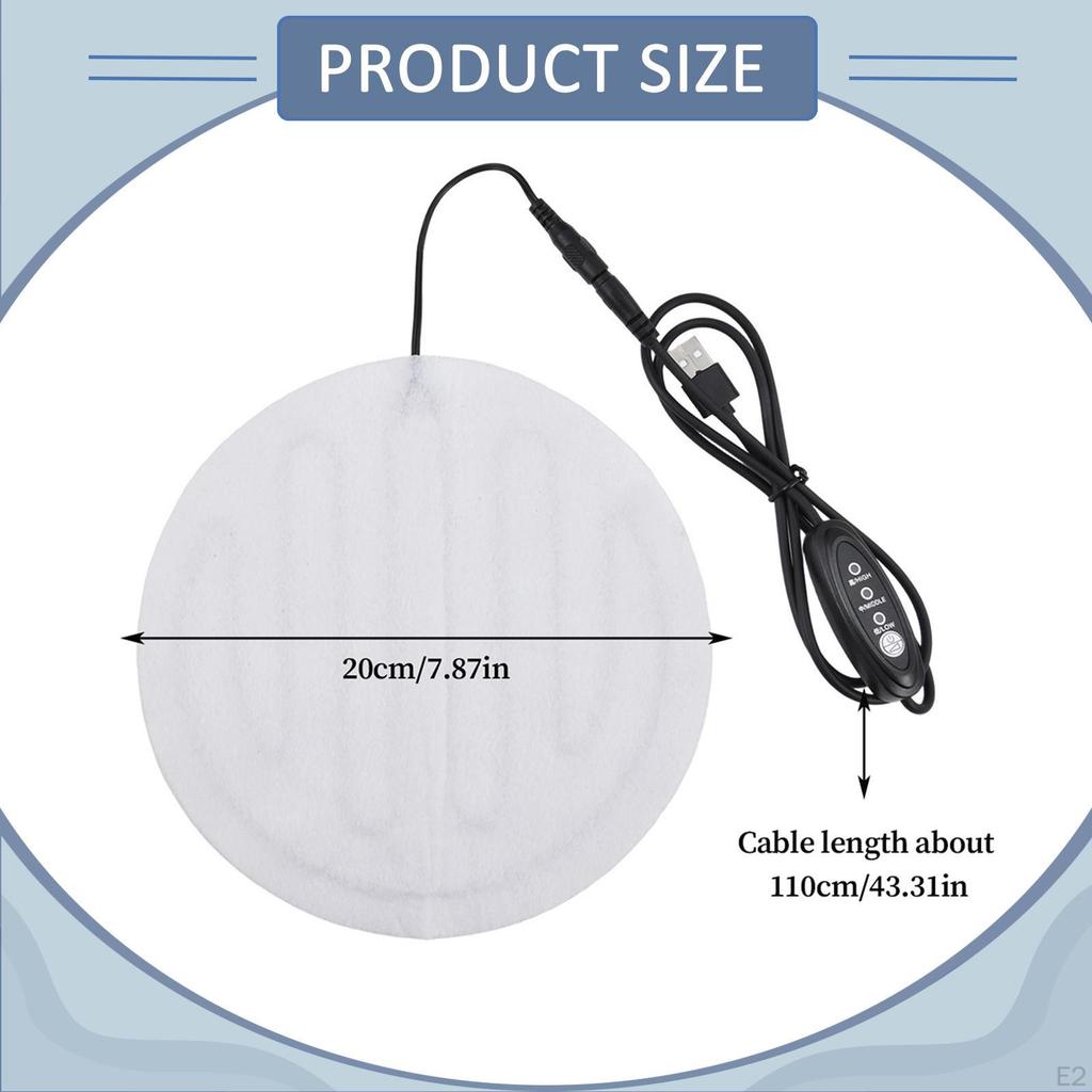 Pet Heating Pad Cushion Cat Dog Blanket Portable Warmer Heated Mat for Cats Kitten