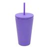 not predrilled 480ml 16oz clear plastic snow globe tumbler snow globe cup with straw and lid