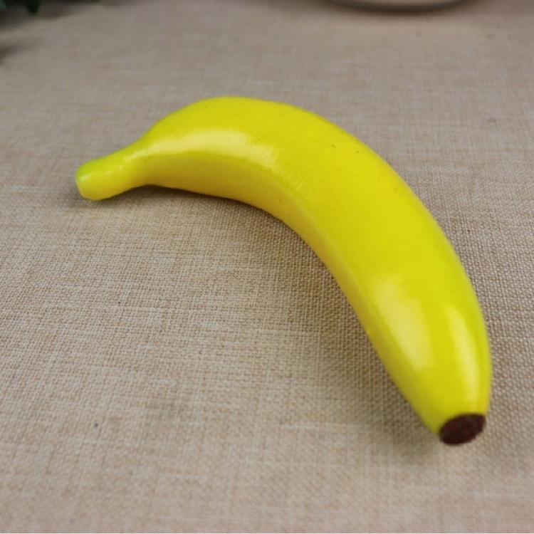 6Pieces Decorative Artificial Bananas Models Restaurant Photography Props Foam Texture for Photography and Teaching Tool