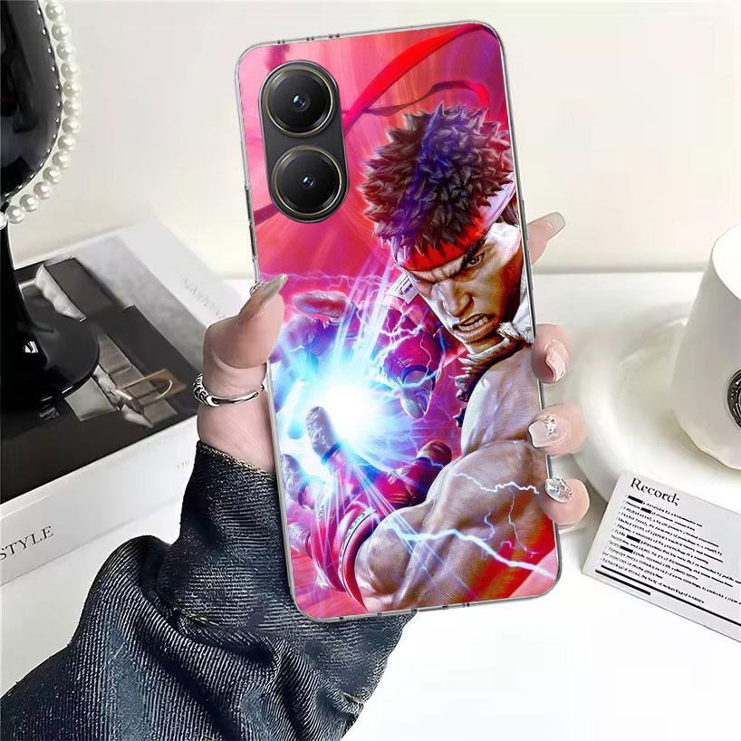Game S-Street F-FighterS Soft Phone Case For Xiaomi Redmi 15C 15 13C 13 Poco X5 X6 X7 F7 Ultra M7 12C 12 10 10C 9C 9A 9T 9 Funda