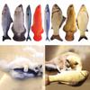A 20cm Long Plush Soft Toy In the Shape of a Fun Simulated Fish, with a Soft Filling, Is a Cute Cat Toy That Can Be Used for Home Decoration.