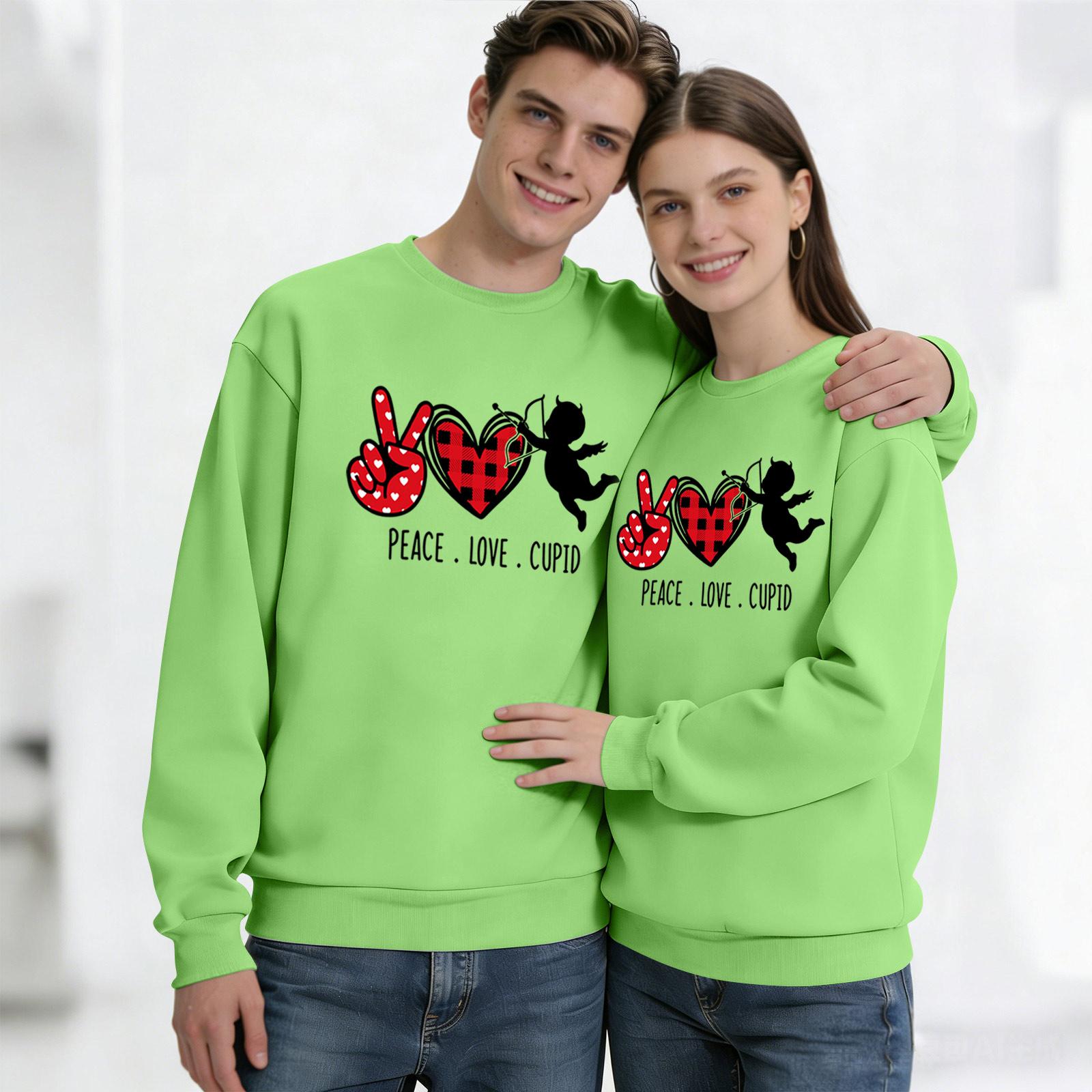 

Men s Round Neck Long Sleeve Top, Unisex, Couple Casual Sports Top XXXL зелений