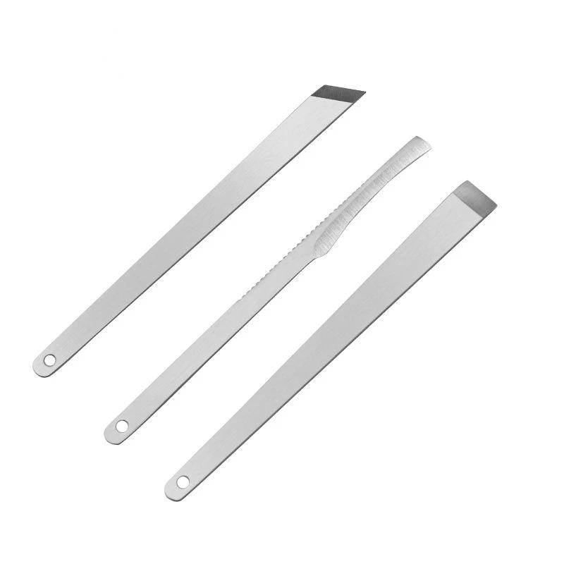 

3 шт. скребок для ногтей на ногах маникюрные инструменты для ногтей на ногах вросшая кутикула педикюрный набор ножей для удаления омертвевшей кожи пилки уход за ногами педикюрные инструменты