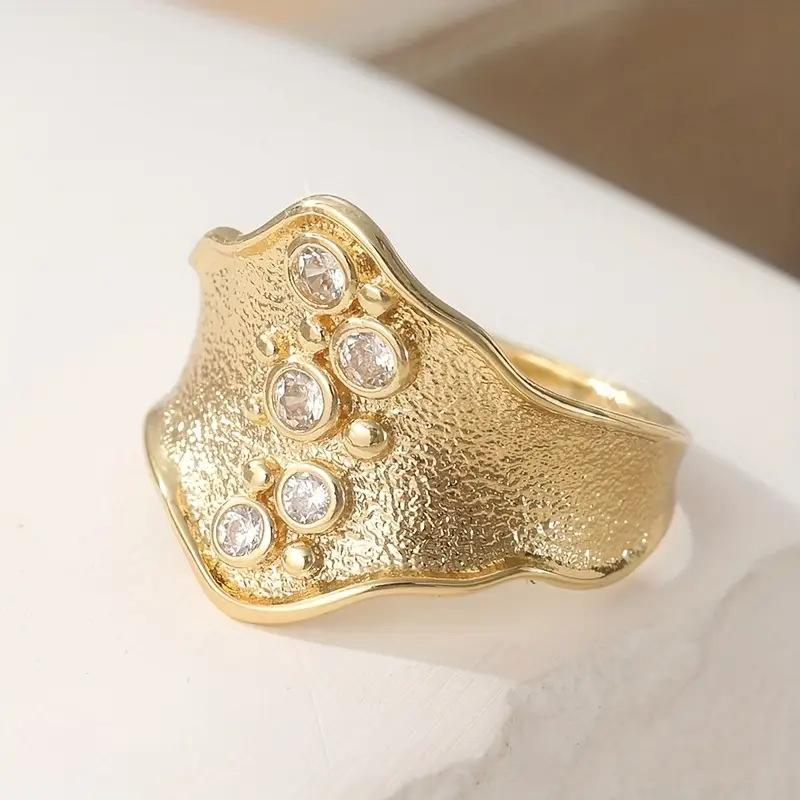 New Jewelry Wish European and American Popular Rings New Women's Wide Version Irregular Rings Hand Jewelry Versatile