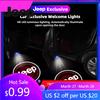 Für Jeep 2 Stück HD Auto Tür Projektor Lampen Willkommenslichter Zubehör für Jeep Grand Cherokee Wrangler JK Gladiator Compass Re