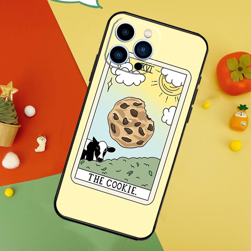 CAKE COFFEE The Boba Tarot Card Phone Case For IPhone 18 17 Pro Max 16 15 14 12 11 13 Pro Max Plus 12 13 Mini 16e 17 Air Cover