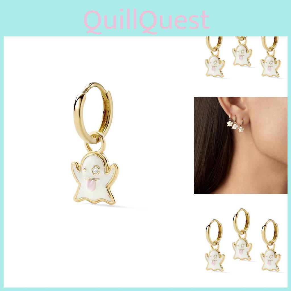 Sophisticated Diamond White Ghost Alloy Earrings Set Ideal For Special Occasions