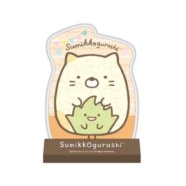 Ensky Sumikkogurashi Капсульная подставка Кот и Сорняк CC-ST027