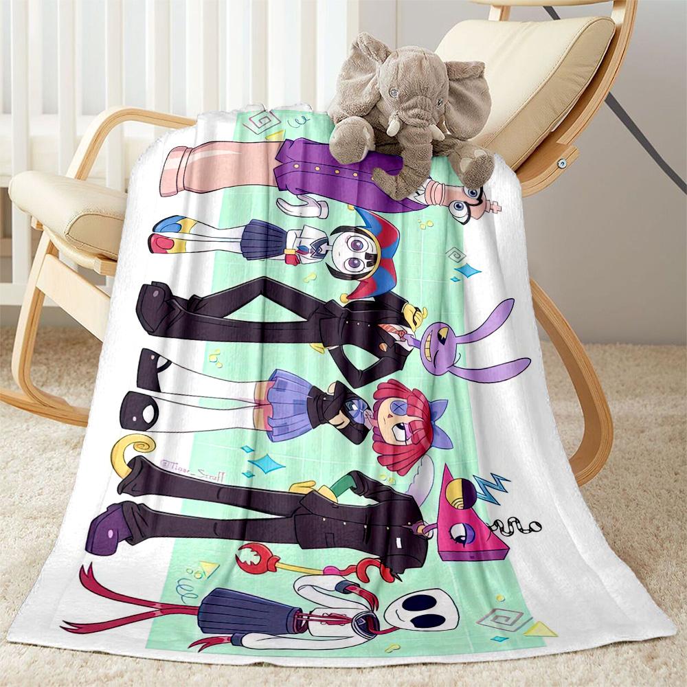 Digital Circus3 Blankets Are Suitable for Living Rooms,making Them an Ideal Choice for Outdoor Travel and Gifts.