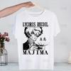 Lycoris Recoil Imprimeu Stil Stradal Casual Mânecă Scurtă Bărbați Majima Chisato Nishikigi Takina Tricou Gât Rotund Tricou Bărbați