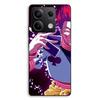 Phone Case - MANIACASE - Xiaomi Redmi Note 13 5G - Silicone TPU - Hisoka Morow Pattern (Hunter X Hunter) - Black