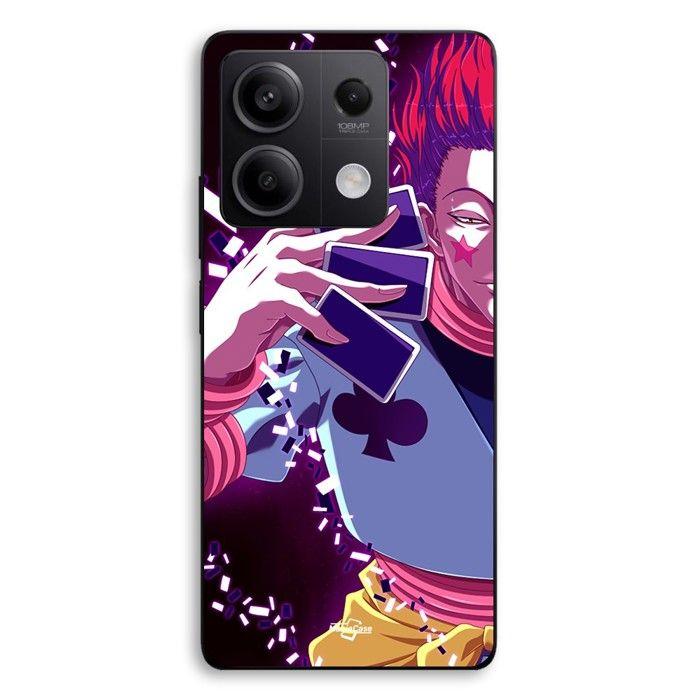 Coque de téléphone - MANIACASE - Xiaomi Redmi Note 13 5G - Silicone TPU - Motif Hisoka Morow (Hunter x Hunter) - Noir