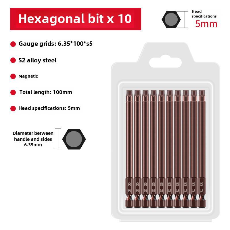 Sada elektrických šroubovacích bitů Qingwei S2 Strong s magnetickou šestihrannou rukojetí