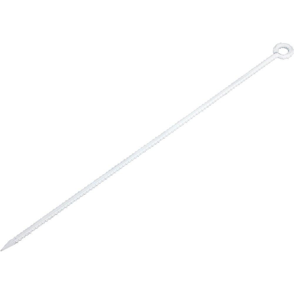 TRUSCO Color Irregular Shape Rope Stopper, Round, White, TRM-13150I-W