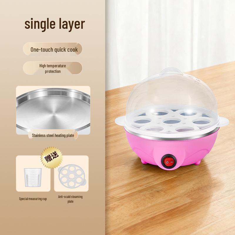 Automatic Egg Cooker: Multifunctional Steamer with Auto Power-Off for Perfect Breakfast Eggs