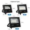 A C85-265V 50W 64LED RGBCW LED Flood Light Venkovní lampa IP66 Voděodolnost s ovladačem/