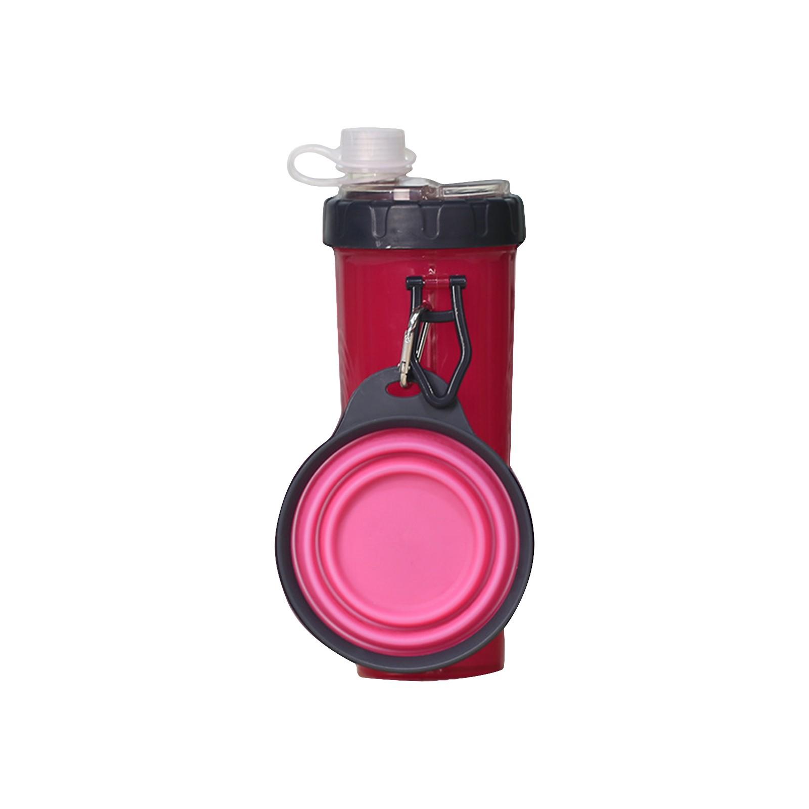 

Два способа использования миски для воды и корма для питомца, кормушка для собак для прогулок, товары для питомцев, уличная поилка, миска для корма для собак, диспенсер для воды для питомца, миски для воды для питомца One Size красный