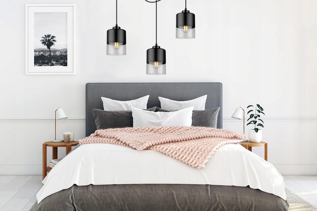 MODERN GLASS SPIDER CEILING HANGING LAMP