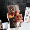 Chicken Hen Rooster Soft Phone Case for Samsung Galaxy S26 S25 Edge S24 Ultra S23 Plus S22 S21 FE S20 Black Cover Back Shell