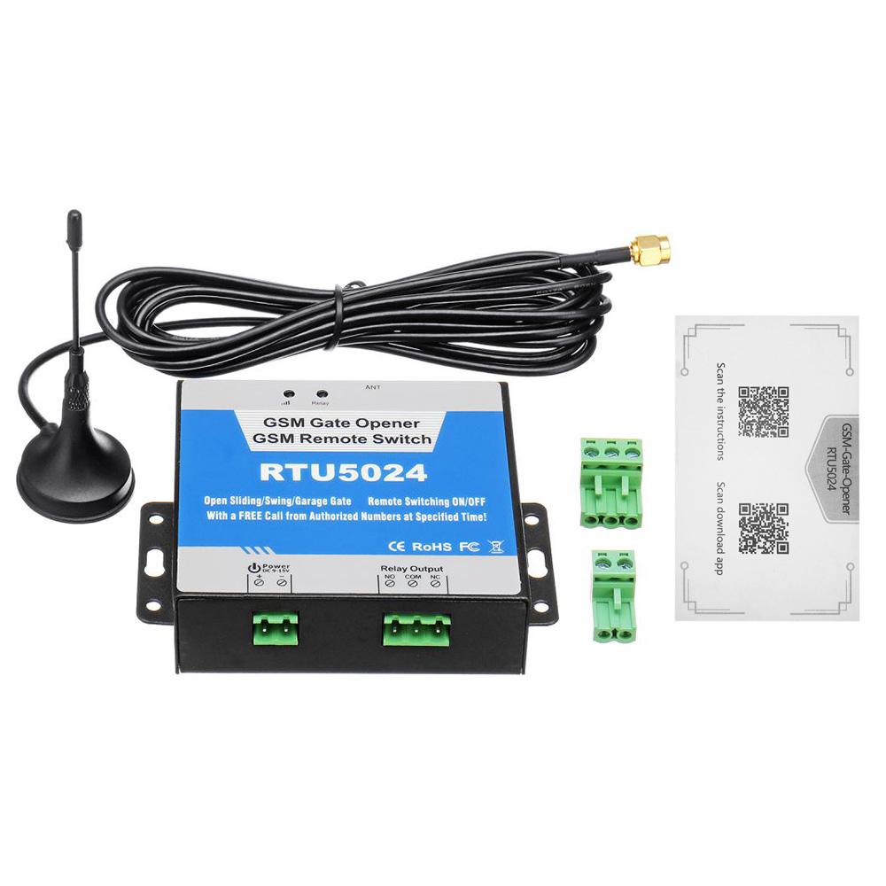 

GSM устройство открывания дверей, удаленный переключатель включения, бесплатный вызов, поддержка SMS-команд 85090018001900 МГц чёрный