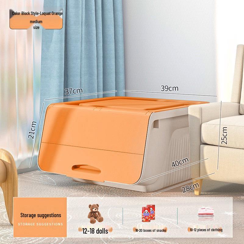 Flip-Top Storage Box for Clothes