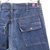 GUNG HO 90s Made In USA Old Work Denim Pants Indigo Blue Jeans Men's Used