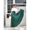 Solid Color Elastic Waist Bag Hip Skirt Pure Color Elastic Waist