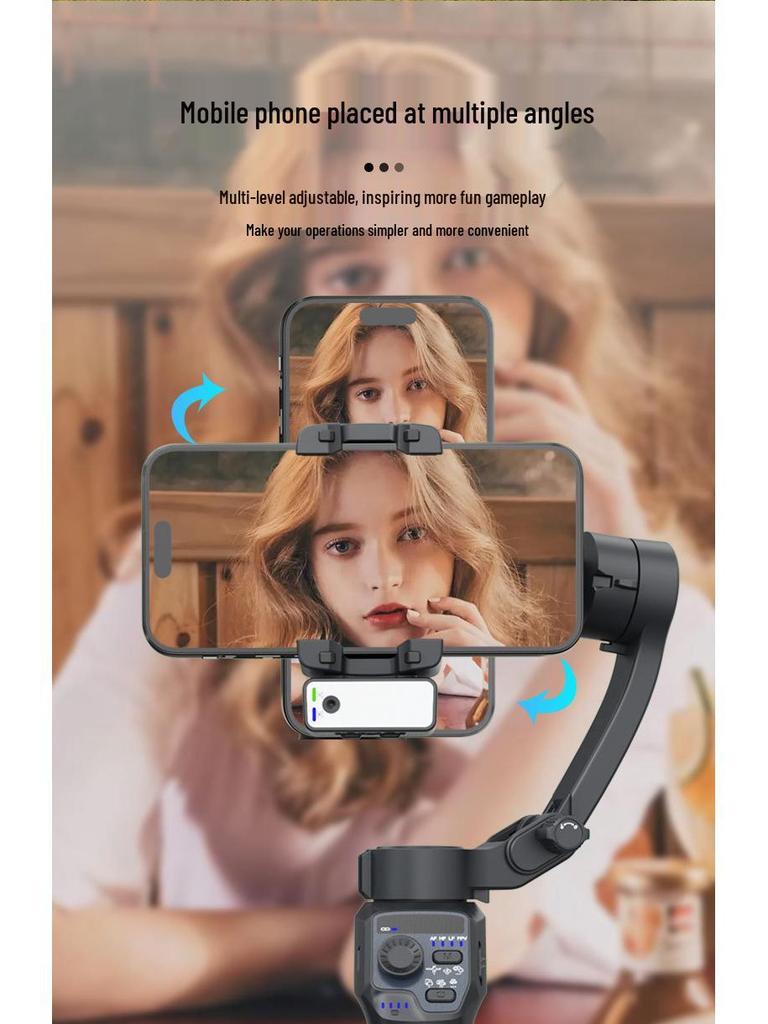 F11 Smart AI 3-Axis Handheld Gimbal for Phones with Face Tracking and Stabilization for TikTok Videos