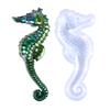 Seahorse Keychain Silicone Mold Keychain Charms Resin Mold Animal Epoxy Resin Casting Mold for DIY Crafts Car Home Decor