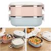 Lunch Box Portable Stainless Steel Food Container for Student Children Work