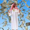 Martosa Arab Costume for Men, Oil Tycoon Costume, Billionaire King, Arab Clothing, Men's Arabic, Middle Eastern Ethnic Costume, Halloween Costume, Adu