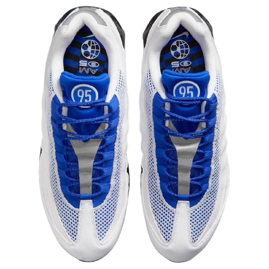 Nike Air Max 95 Total 90 Unisex Tenisky Modrá Bílá Racer-Blue-Black-Metallic-Silver IB6830-100