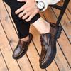 2025 new business men's shoes, cowhide leather shoes fashion trendy shoes, single shoes large size leather shoes Shoes