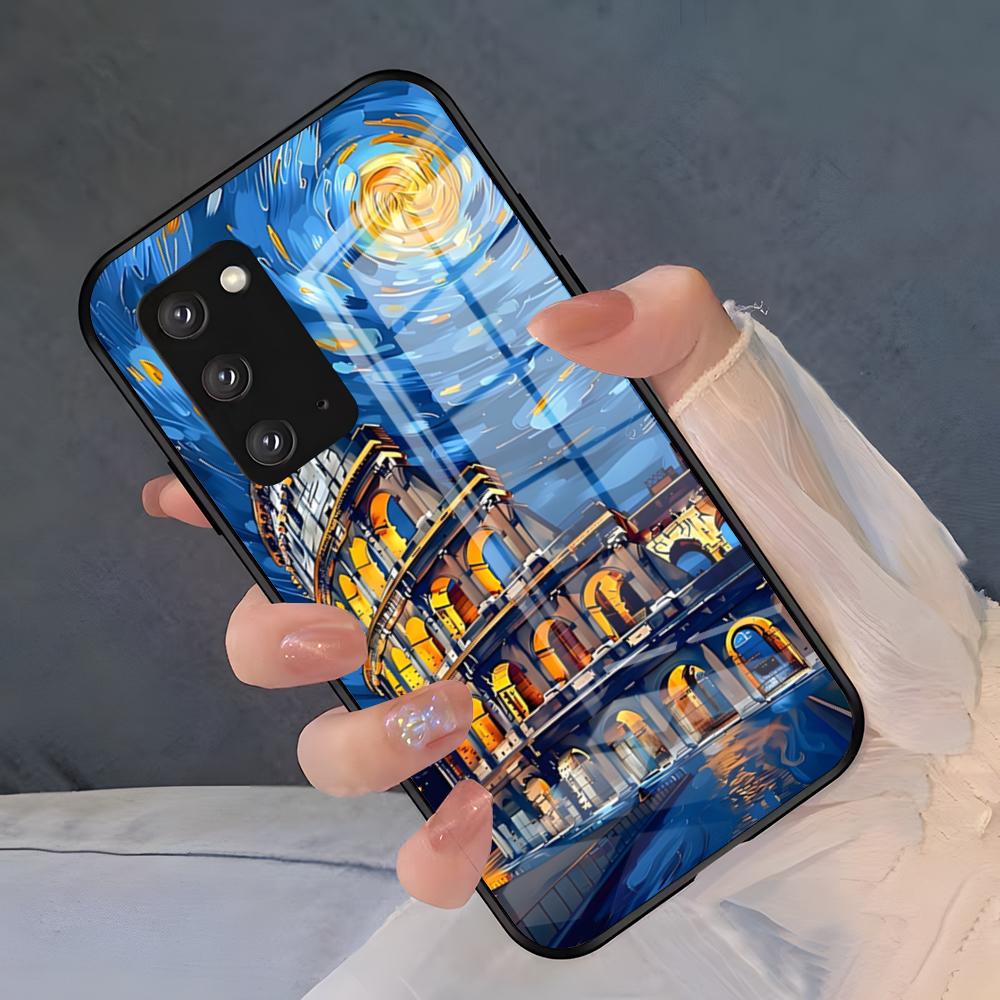 Van Gogh Oil Paintings Phone Case For Samsung S26 S25 Plus S20 S20 Plus S22 Ultra S23 FE S21 Plus S21 Ultra Glass Cover