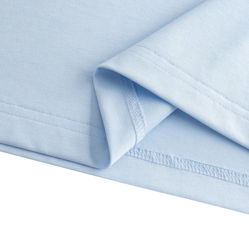 Anta Loose Fit Knitted T-Shirt Summer 2026 Unisex Tops Sky-Blue 972628119-2