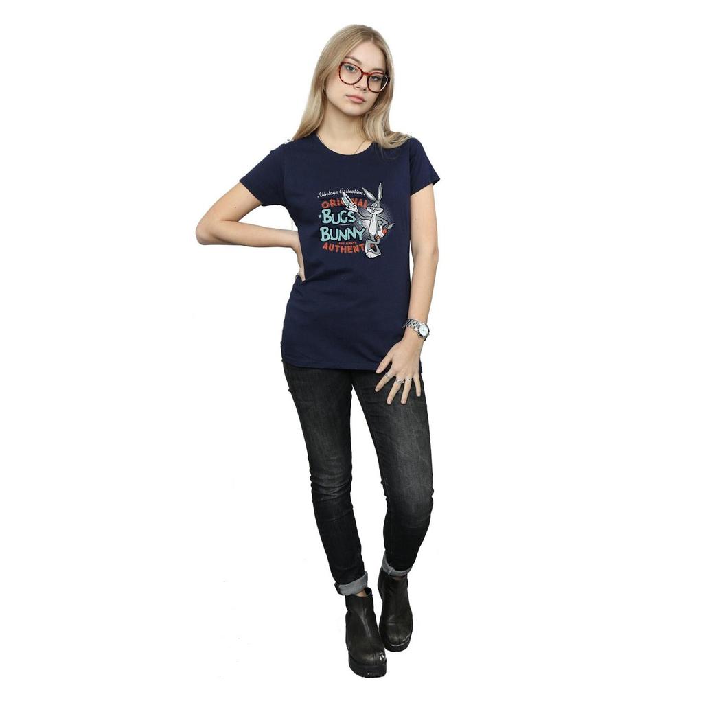 Looney Tunes Womens/Ladies Bugs Bunny Vintage Cotton T-Shirt