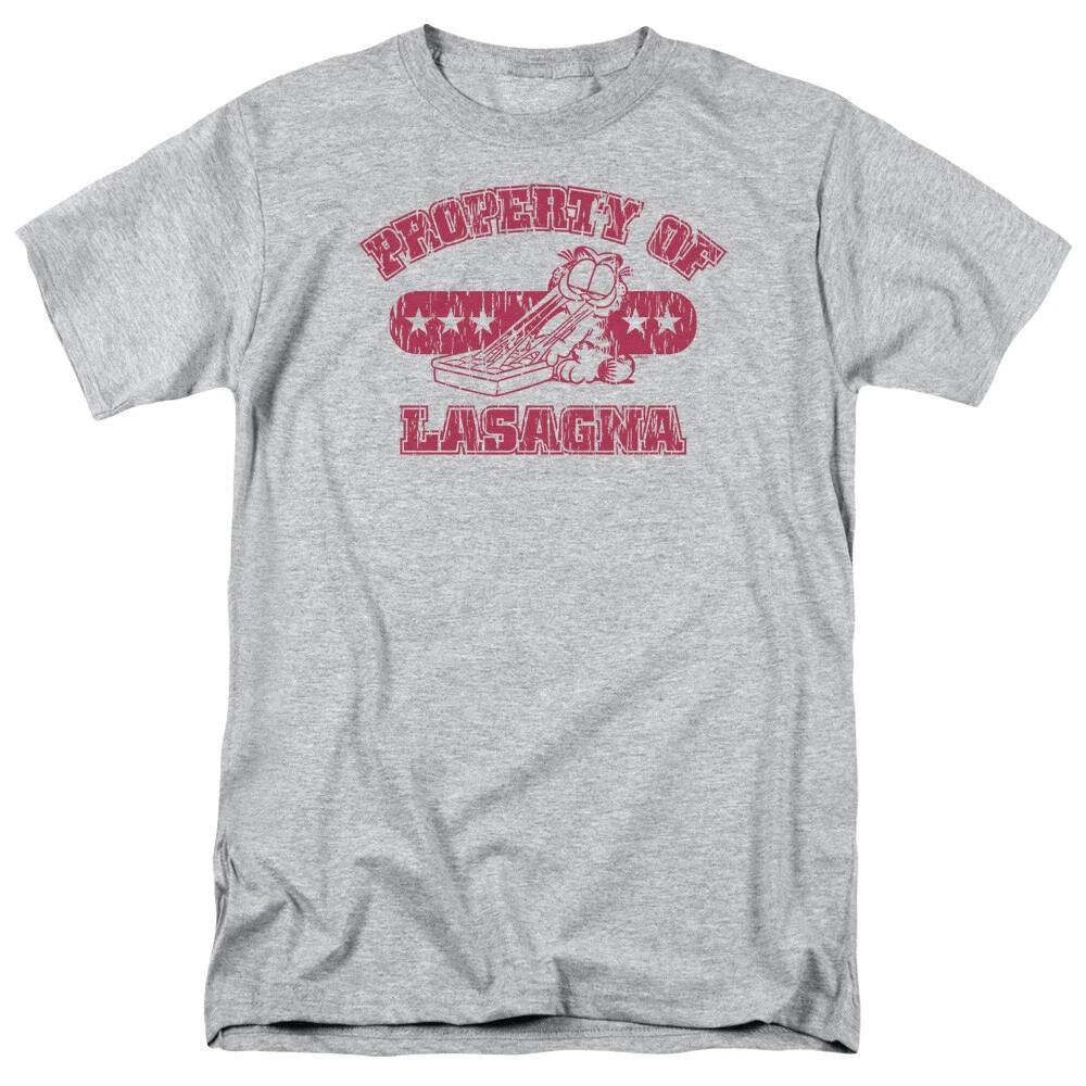 Garfield  Property Of Lasagna  T-Shirt - Regular or Tank - to 5X S
