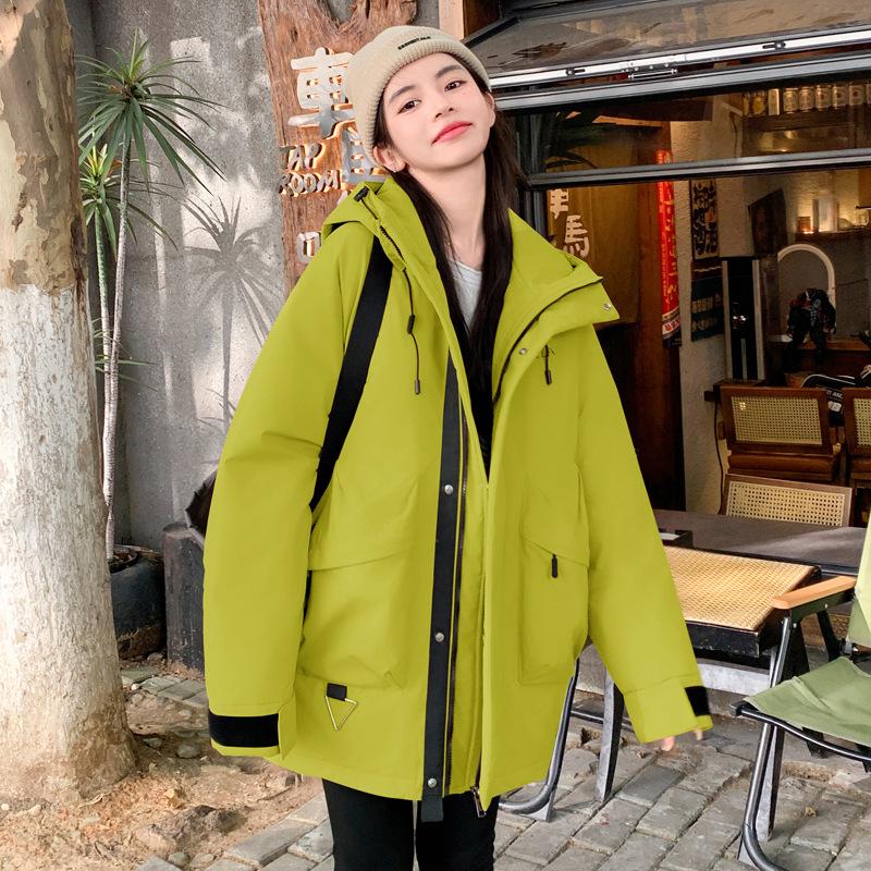 

Jacket Men s Outdoor Tooling Wind Jacket Men s and Women s Hooded Trend Brand Versatile Wear-resistant Jacket Windbreaker XXXL зелёный