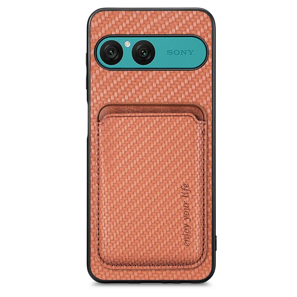 For Sony Xperia 10 VII Case  Wallet Card Holder Cover for Sony Xperia 10 V II 10vii Wireless Charger Magnetic Case