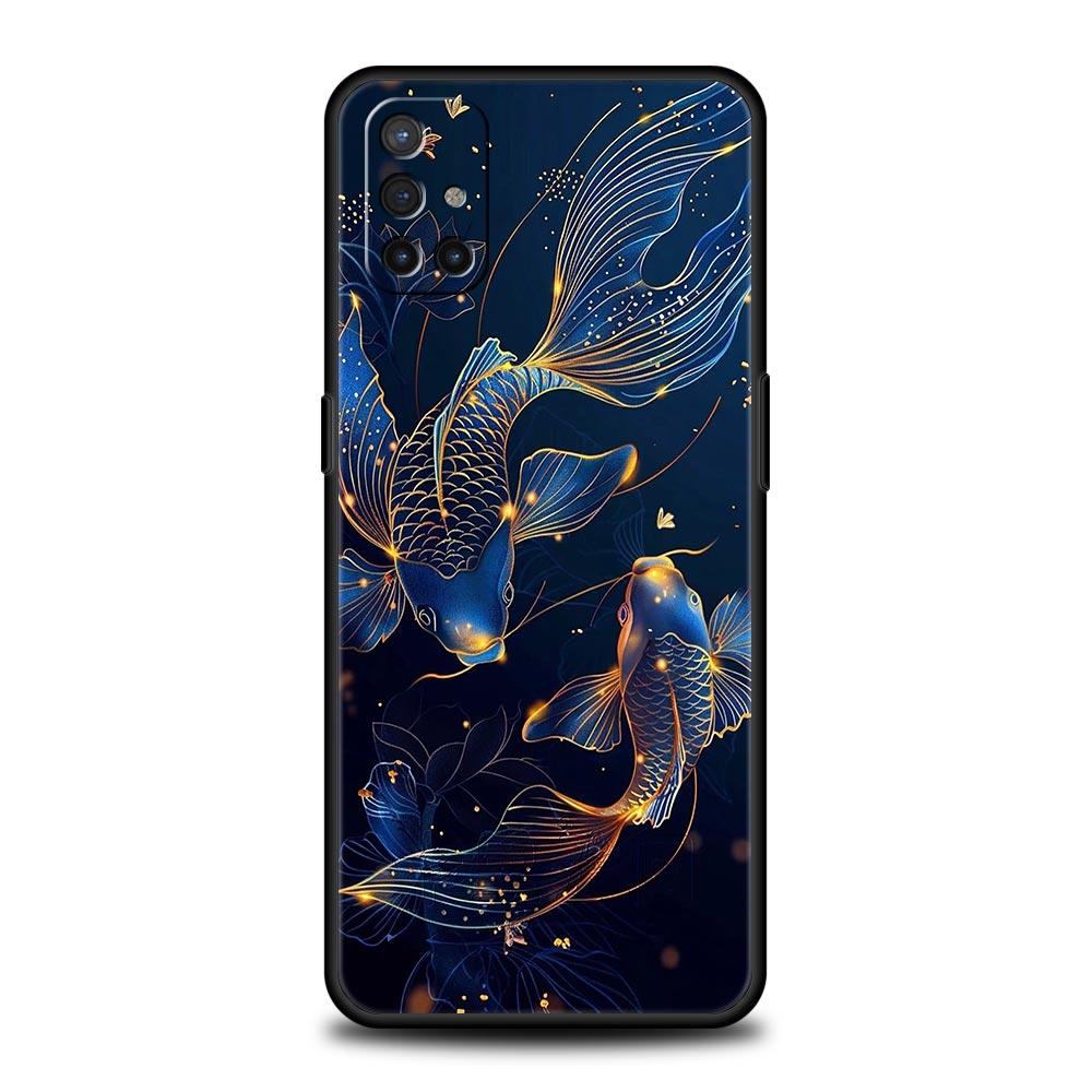 Goldfish Swimming Phone Case For Oneplus 13R 13 12R 11 10T 10R Nord N100 N200 N10 10 9 9R 9RT CE 3 2 Z Pro 5G Soft TPU Cover Bag